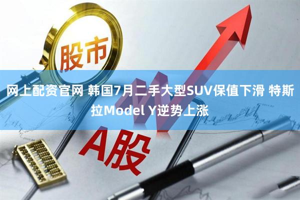 网上配资官网 韩国7月二手大型SUV保值下滑 特斯拉Model Y逆势上涨