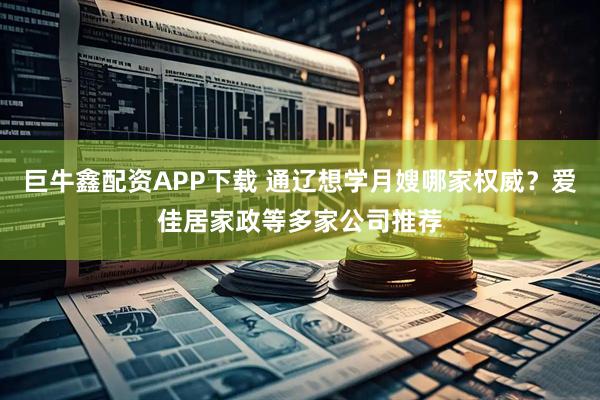 巨牛鑫配资APP下载 通辽想学月嫂哪家权威？爱佳居家政等多家公司推荐